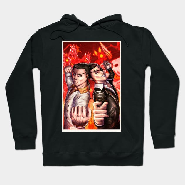 The Mad Dog and The Dragon (Yakuza 0) Hoodie by Arcanekeyblade5